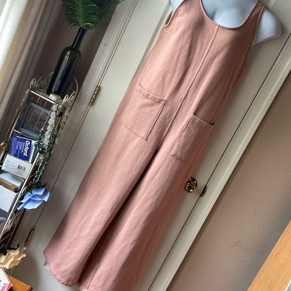 Pants - Elegant Pink Jumpsuit